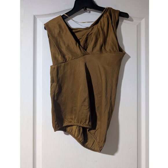 NWT Zara | Zara Woman Draped Satin Top - Picture 3 of 11